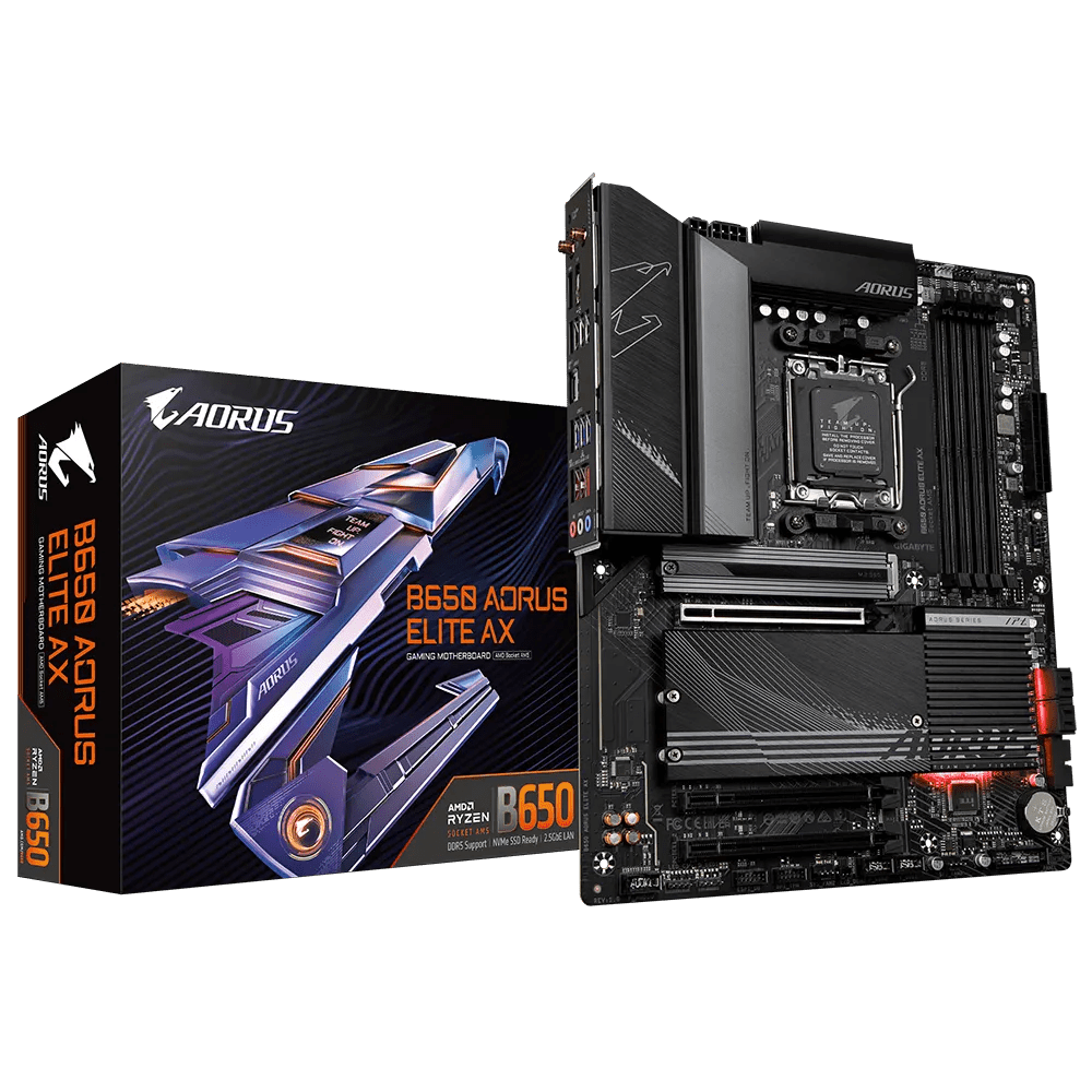 GIGABYTE B650 AORUS ELITE AX AMD ATX Motherboard | B650 - AORUS - ELITE - AX | - Vektra Computers LLC