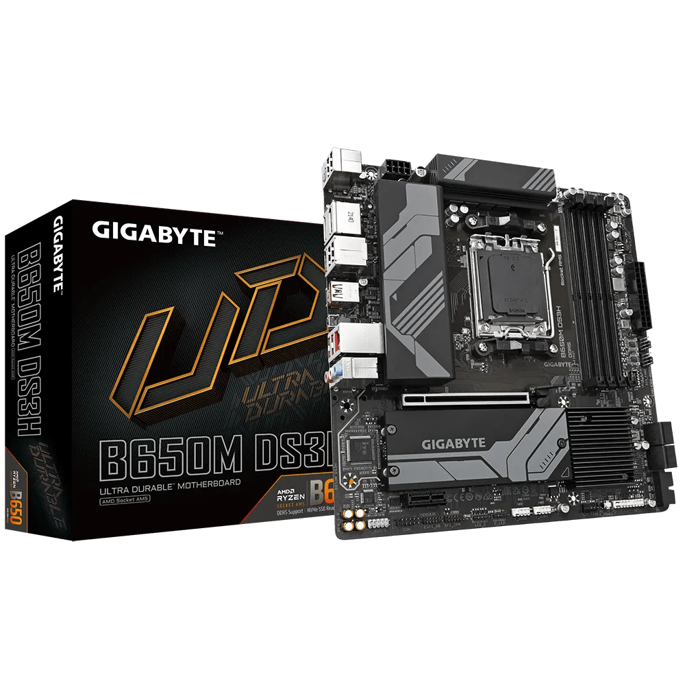 GIGABYTE B650M DS3H AMD mATX Motherboard | B650M - DS3H | - Vektra Computers LLC