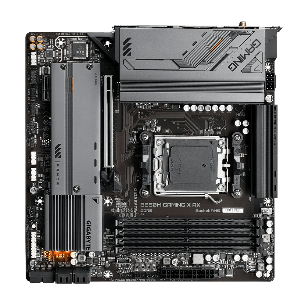 GIGABYTE B650M GAMING X AX AMD mATX Motherboard | B650M - GAMING - X - AX | - Vektra Computers LLC