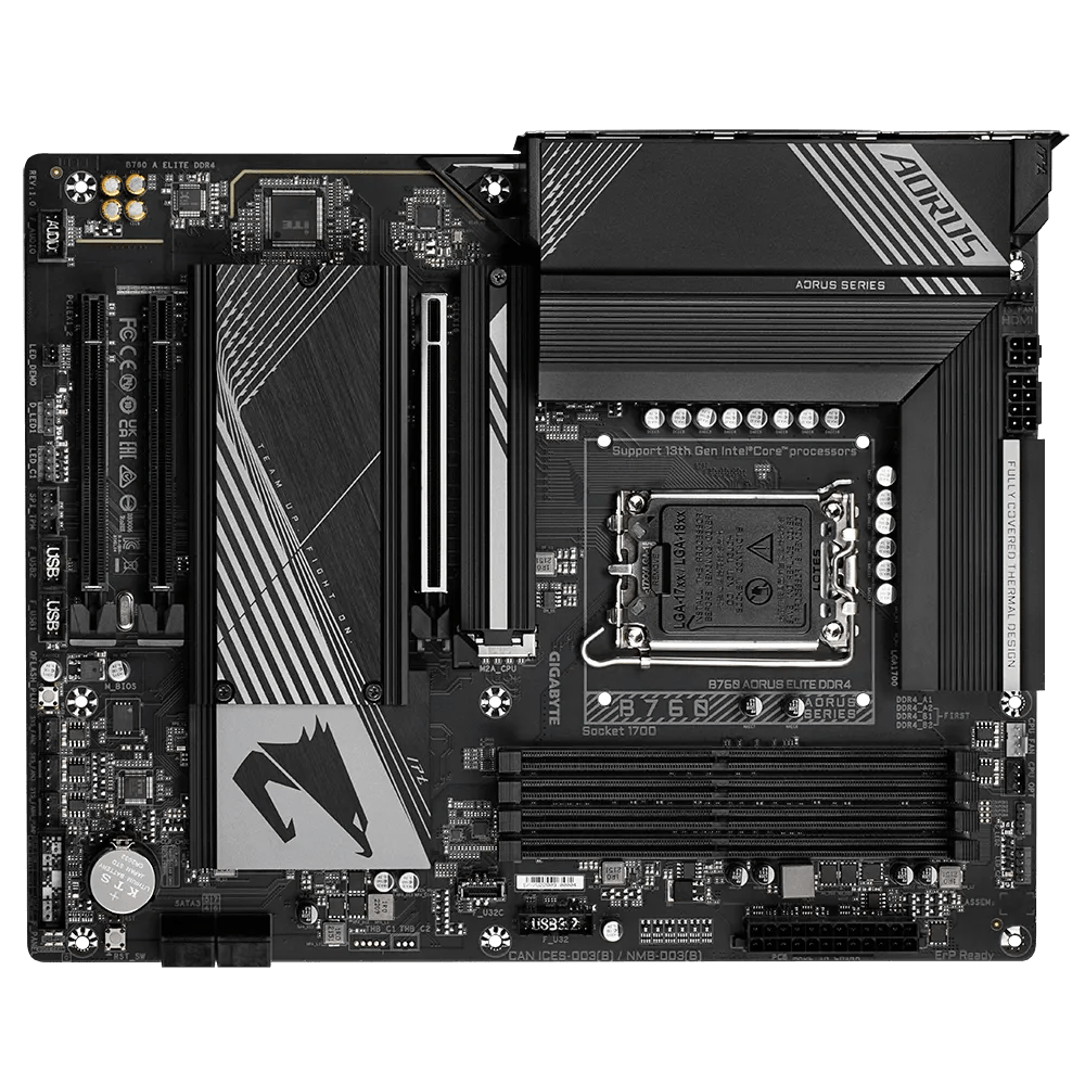 GIGABYTE B760 AORUS ELITE DDR4 Intel 700 Series ATX Motherboard | B760 - AORUS - ELITE - DDR4 | - Vektra Computers LLC