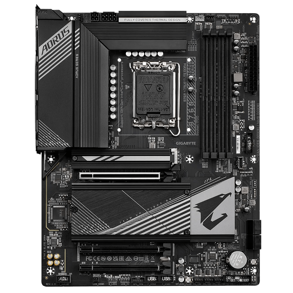 GIGABYTE B760 AORUS ELITE DDR4 Intel 700 Series ATX Motherboard | B760 - AORUS - ELITE - DDR4 | - Vektra Computers LLC