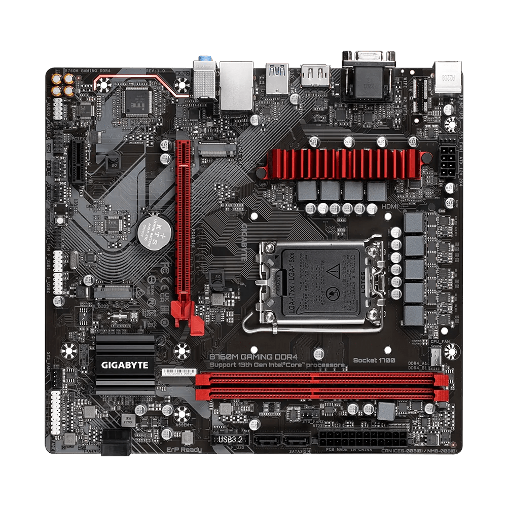 GIGABYTE B760M GAMING DDR4 Intel 700 Series mATX Motherboard| B760M - GAMING - DDR4 | - Vektra Computers LLC