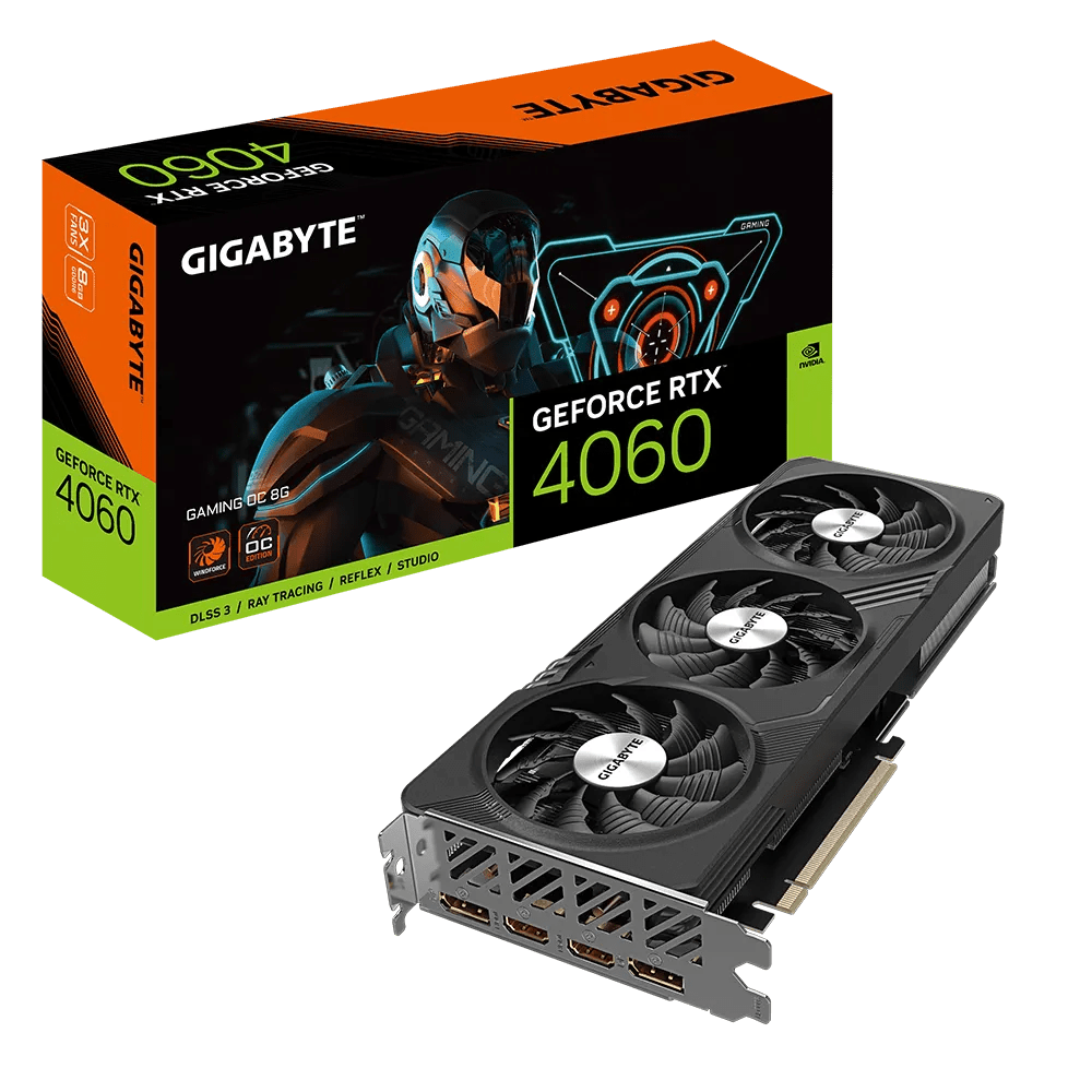 GIGABYTE GeForce RTX 4060 GAMING OC 8G Gaming Graphics Card | GV - N4060GAMINGOC - 8GD | - Vektra Computers LLC