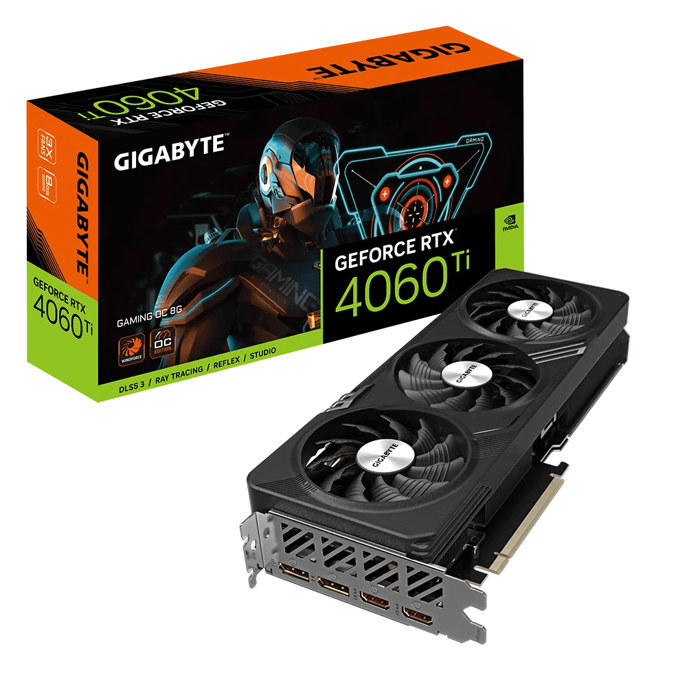 GIGABYTE GeForce RTX 4060 Ti GAMING OC 8G Gaming Graphics Card | GV - N406TGAMINGOC - 8GD | - Vektra Computers LLC