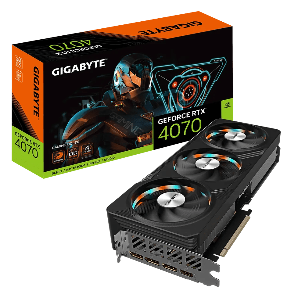 GIGABYTE GeForce RTX 4070 GAMING OC 12G Gaming Graphics Card | GV - N4070GAMINGOC - 12GD | - Vektra Computers LLC