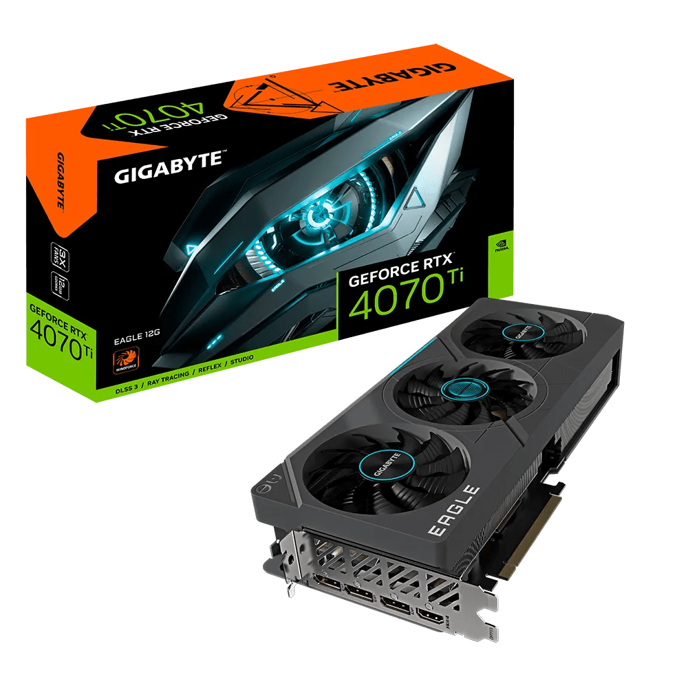 GIGABYTE GeForce RTX 4070 Ti EAGLE 12G Gaming Graphics Card | GV - N407TEAGLE - 12GD | - Vektra Computers LLC