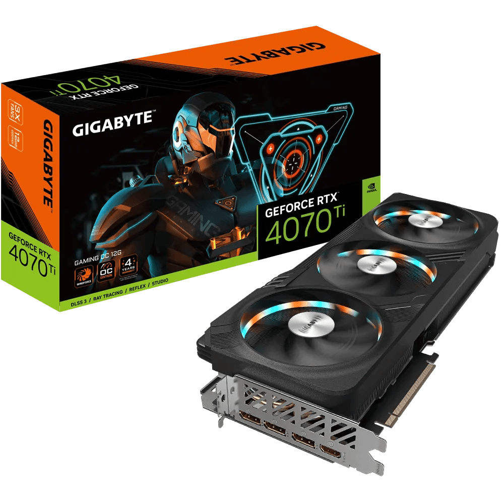 GIGABYTE GeForce RTX 4070 Ti GAMING OC 12G Gaming Graphics Card | GV - N407TGAMINGOC - 12GD | - Vektra Computers LLC