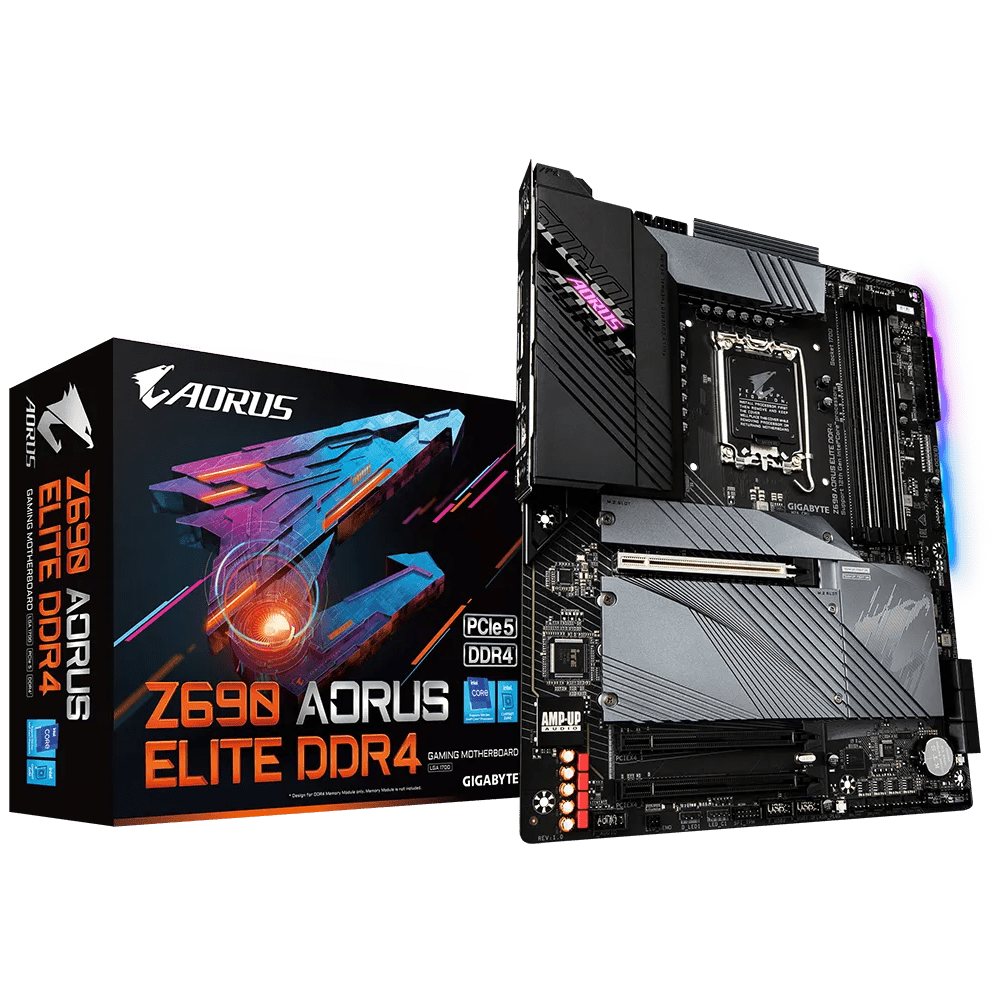 Gigabyte Z690 Aorus Elite DDR4 Intel Motherboard | Z690 - AORUS - ELITE - DDR4 | - Vektra Computers LLC