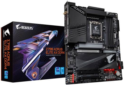 Gigabyte Z790 AORUS Elite AX Rev1 DDR5 LGA1700 ATX Motherboard | Z790 - AORUS - ELITE - AX | - Vektra Computers LLC