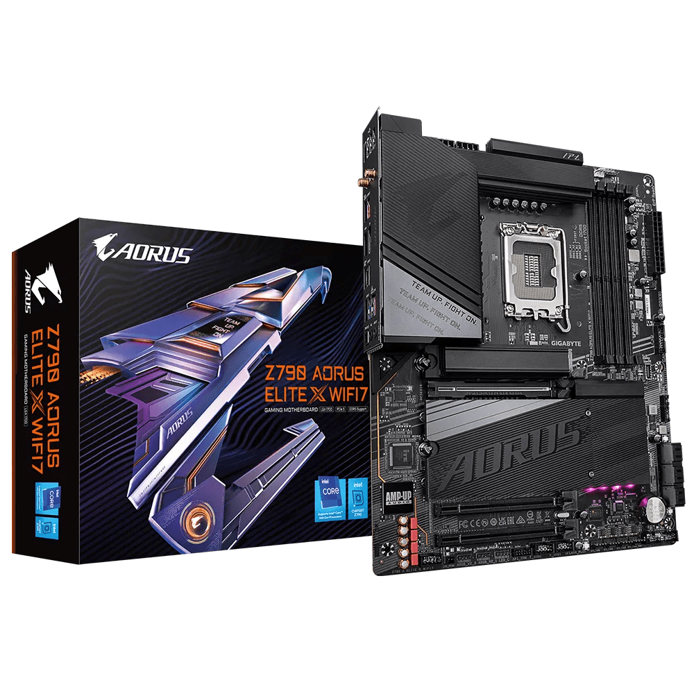 GIGABYTE Z790 AORUS ELITE X WIFI7 Intel 700 Series ATX Motherboard | Z790 - A - ELITE - X - WIFI7 | - Vektra Computers LLC