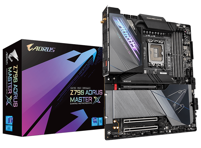 Gigabyte Z790 AORUS MASTER X Intel LGA 1700 DDR5 Motherboard | Z790 - AORUS - MASTER - X | - Vektra Computers LLC