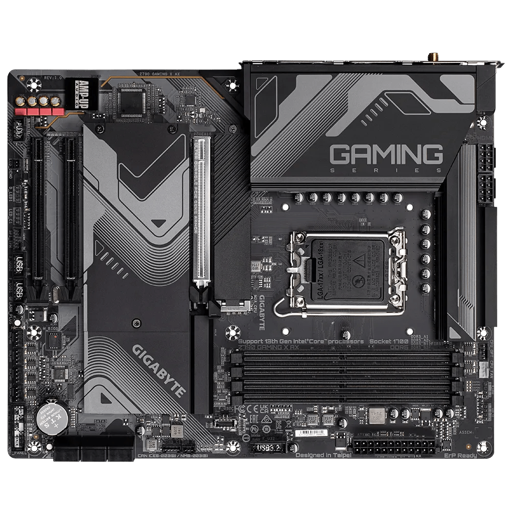 GIGABYTE Z790 GAMING X AX Intel 700 Series ATX Motherboard | Z790 - GAMING - X - AX | - Vektra Computers LLC