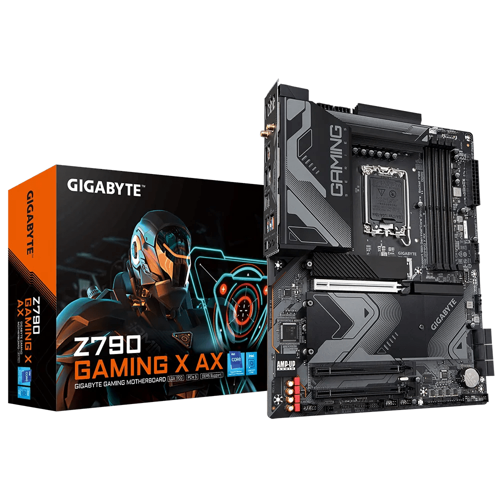 GIGABYTE Z790 GAMING X AX Intel 700 Series ATX Motherboard | Z790 - GAMING - X - AX | - Vektra Computers LLC