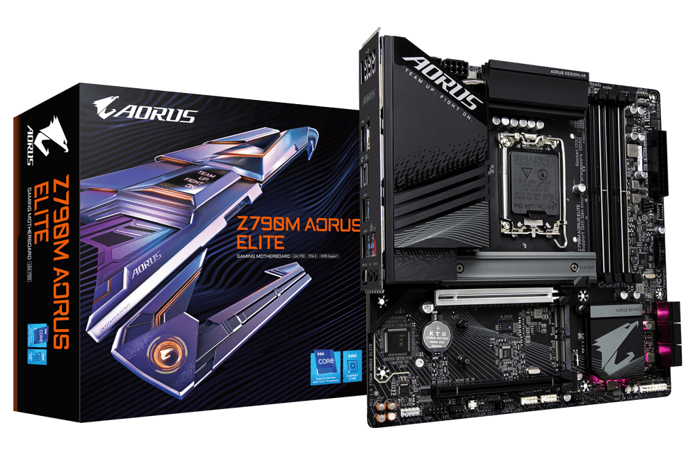 Gigabyte Z790M Aorus Elite ,Dual Channel/ SMD DDR5 Motherboard | Z790M - AORUS - ELITE | - Vektra Computers LLC