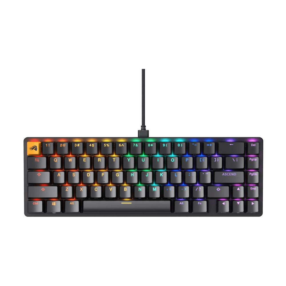 Glorious GMMK2 Compact Black (Pre - Built) RGB Mechanical Gaming Keyboard - Vektra Computers LLC