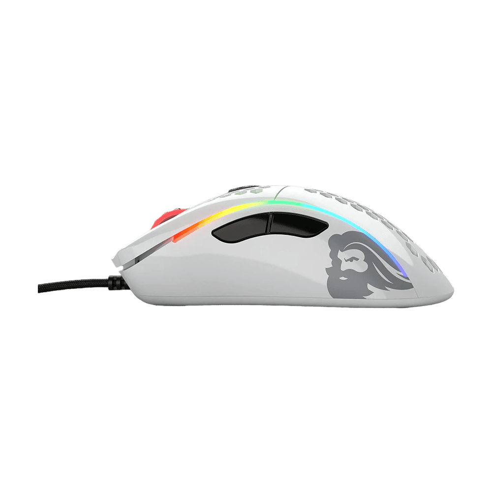 Glorious Model D Glossy White RGB Gaming Mouse - Vektra Computers LLC