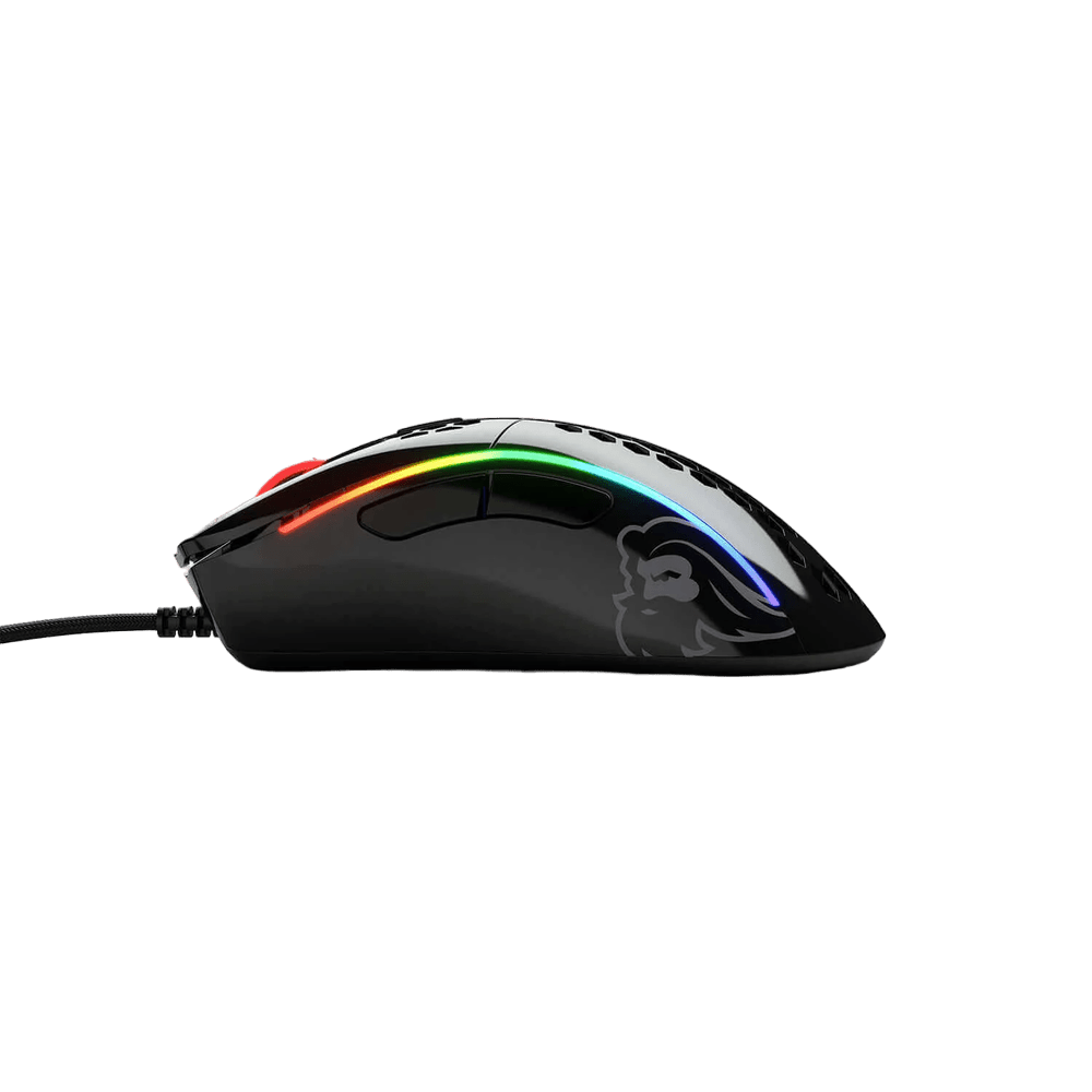 Glorious Model D Minus Glossy Black RGB Gaming Mouse - Vektra Computers LLC