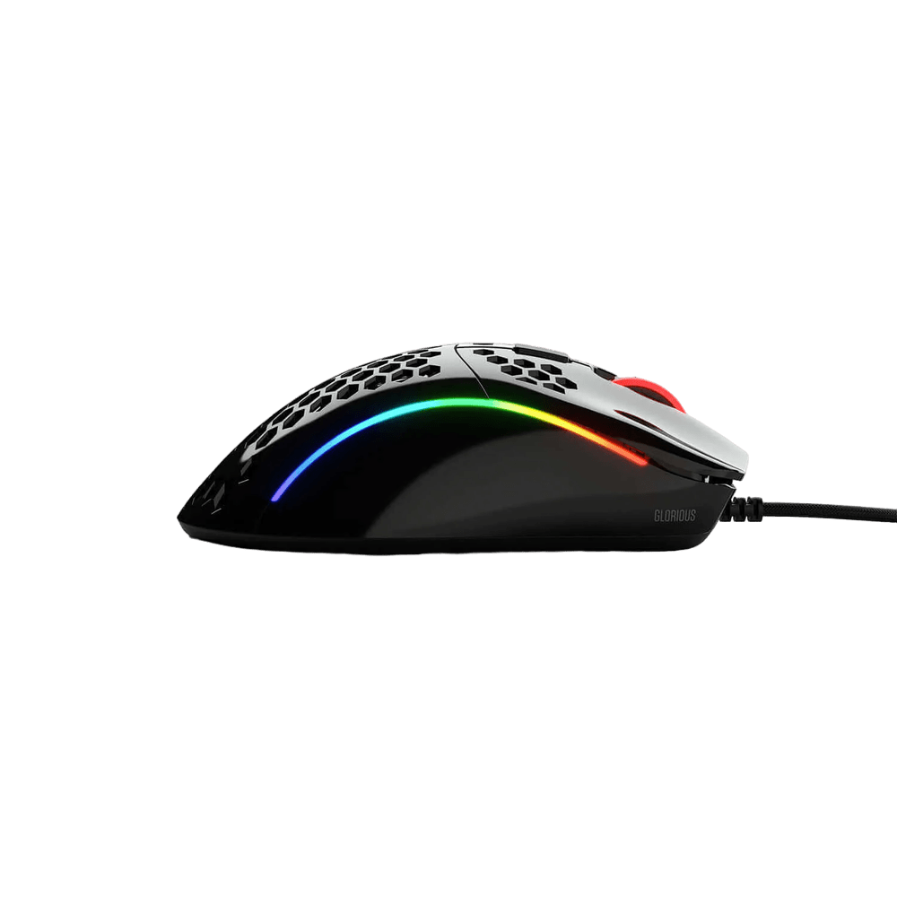 Glorious Model D Minus Glossy Black RGB Gaming Mouse - Vektra Computers LLC