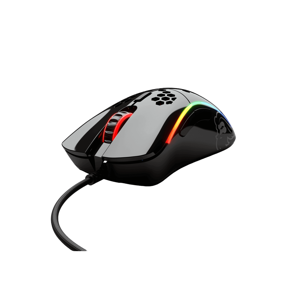 Glorious Model D Minus Glossy Black RGB Gaming Mouse - Vektra Computers LLC