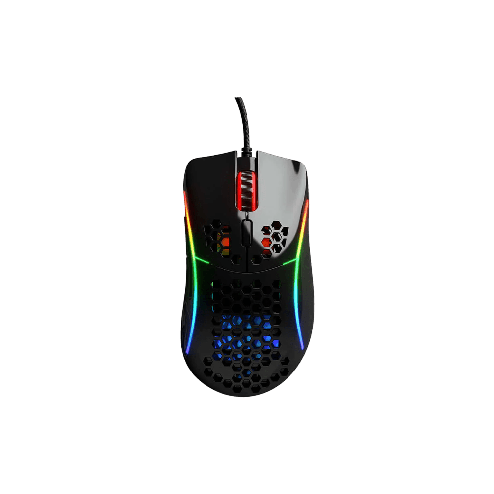 Glorious Model D Minus Glossy Black RGB Gaming Mouse - Vektra Computers LLC