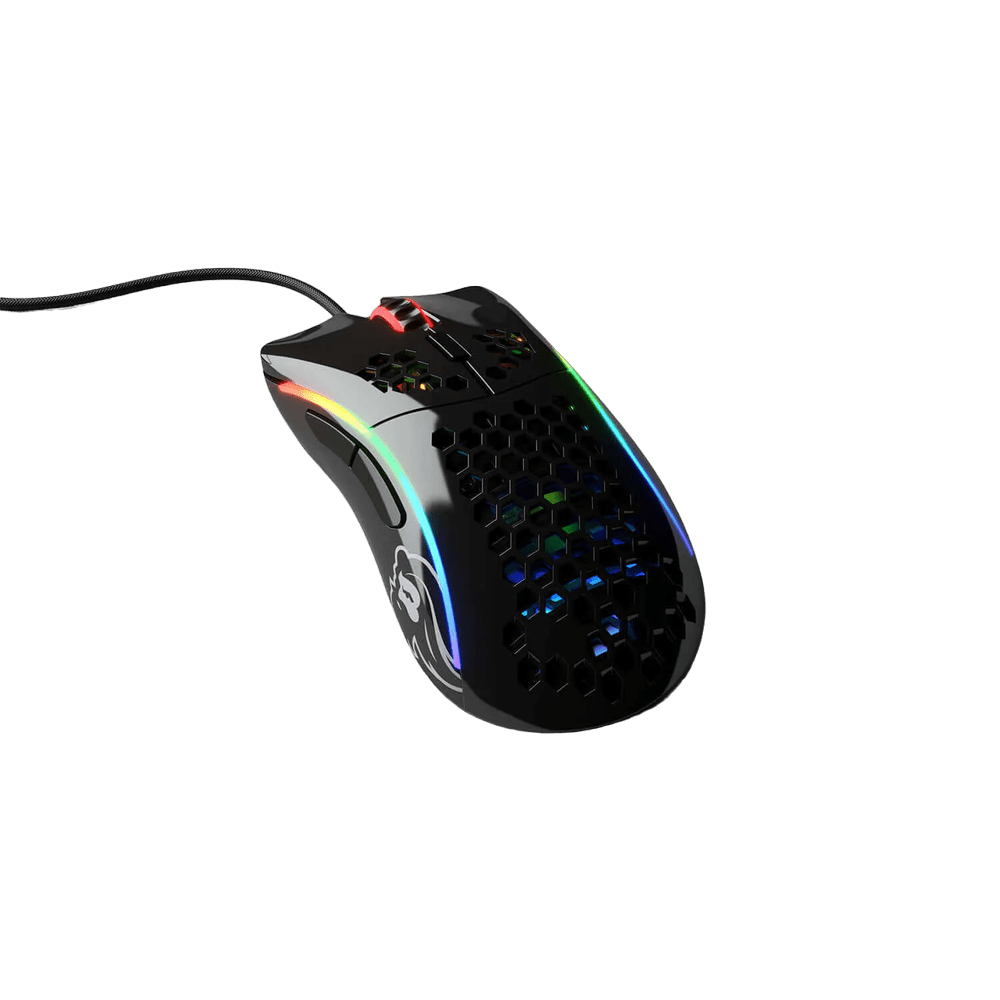 Glorious Model D Minus Glossy Black RGB Gaming Mouse - Vektra Computers LLC