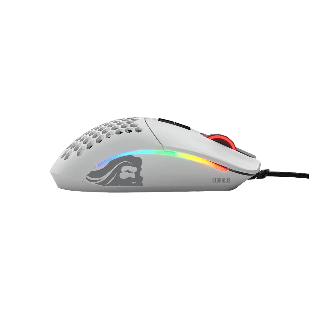 Glorious Model I Matte White RGB Gaming Mouse - Vektra Computers LLC