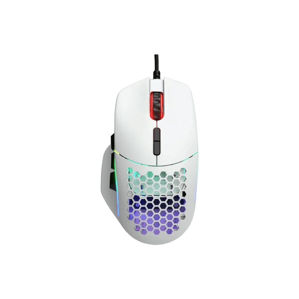 Glorious Model I Matte White RGB Gaming Mouse - Vektra Computers LLC