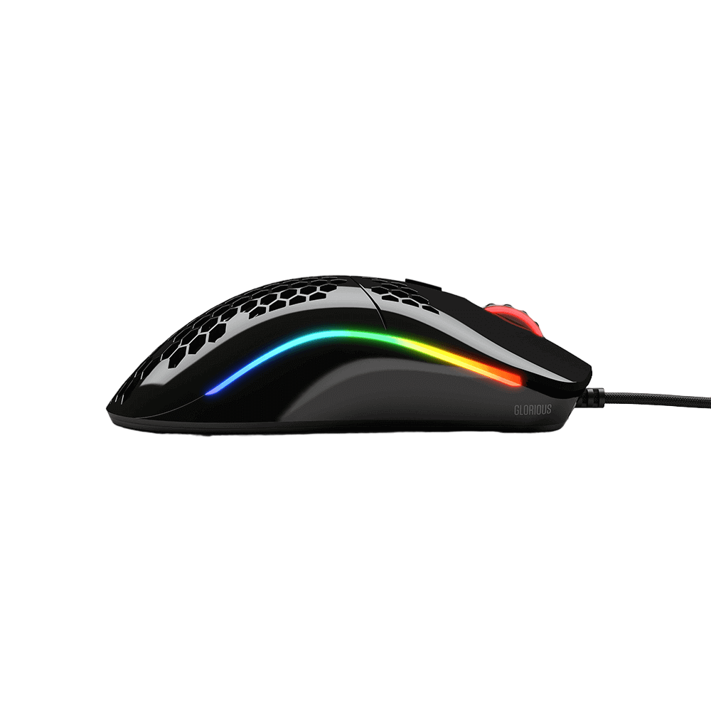 Glorious Model O Glossy Black RGB Gaming Mouse - Vektra Computers LLC