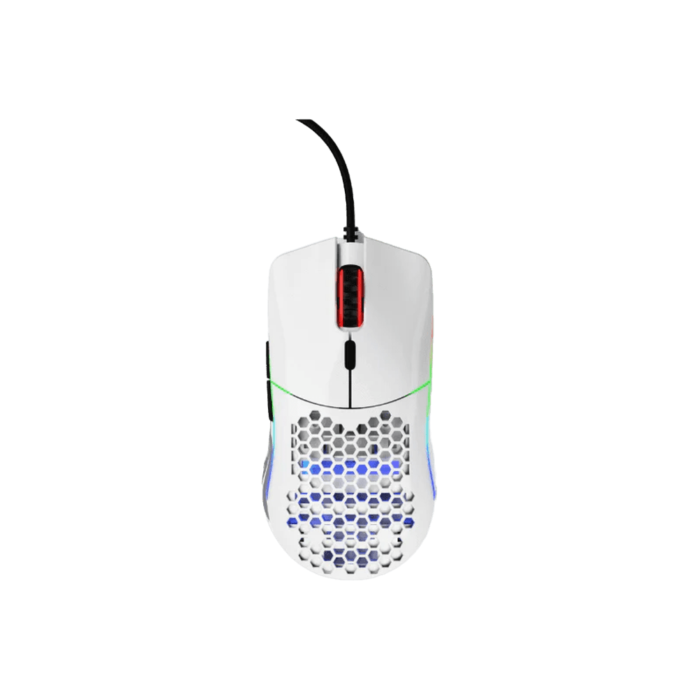 Glorious Model O Glossy White RGB Gaming Mouse - Vektra Computers LLC