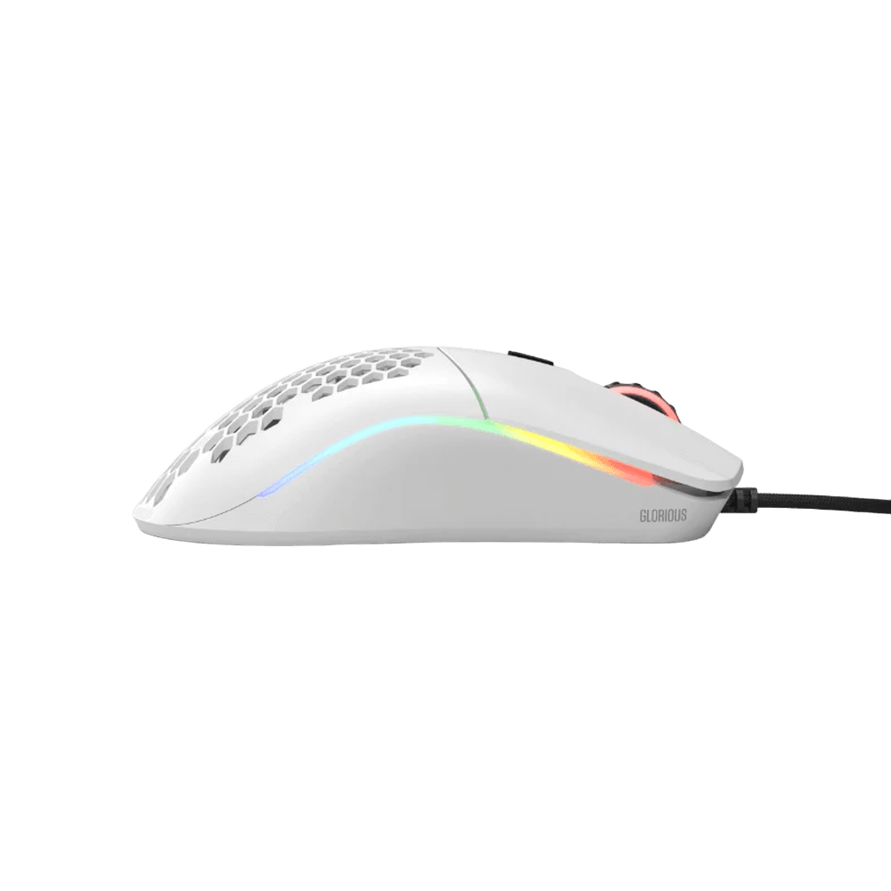 Glorious Model O Matte White RGB Gaming Mouse - Vektra Computers LLC