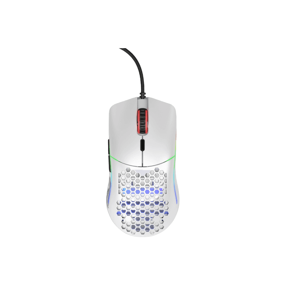 Glorious Model O Matte White RGB Gaming Mouse - Vektra Computers LLC