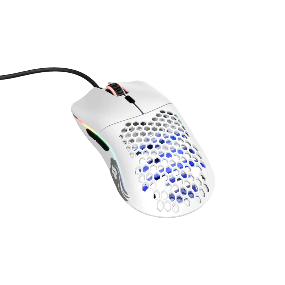 Glorious Model O Matte White RGB Gaming Mouse - Vektra Computers LLC