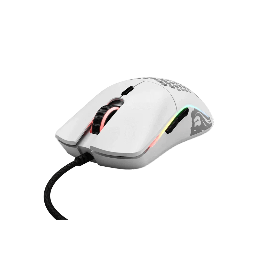 Glorious Model O Matte White RGB Gaming Mouse - Vektra Computers LLC