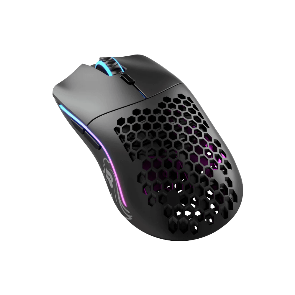 Glorious Model O Minus Wireless Matte Black RGB Gaming Mouse - Vektra Computers LLC