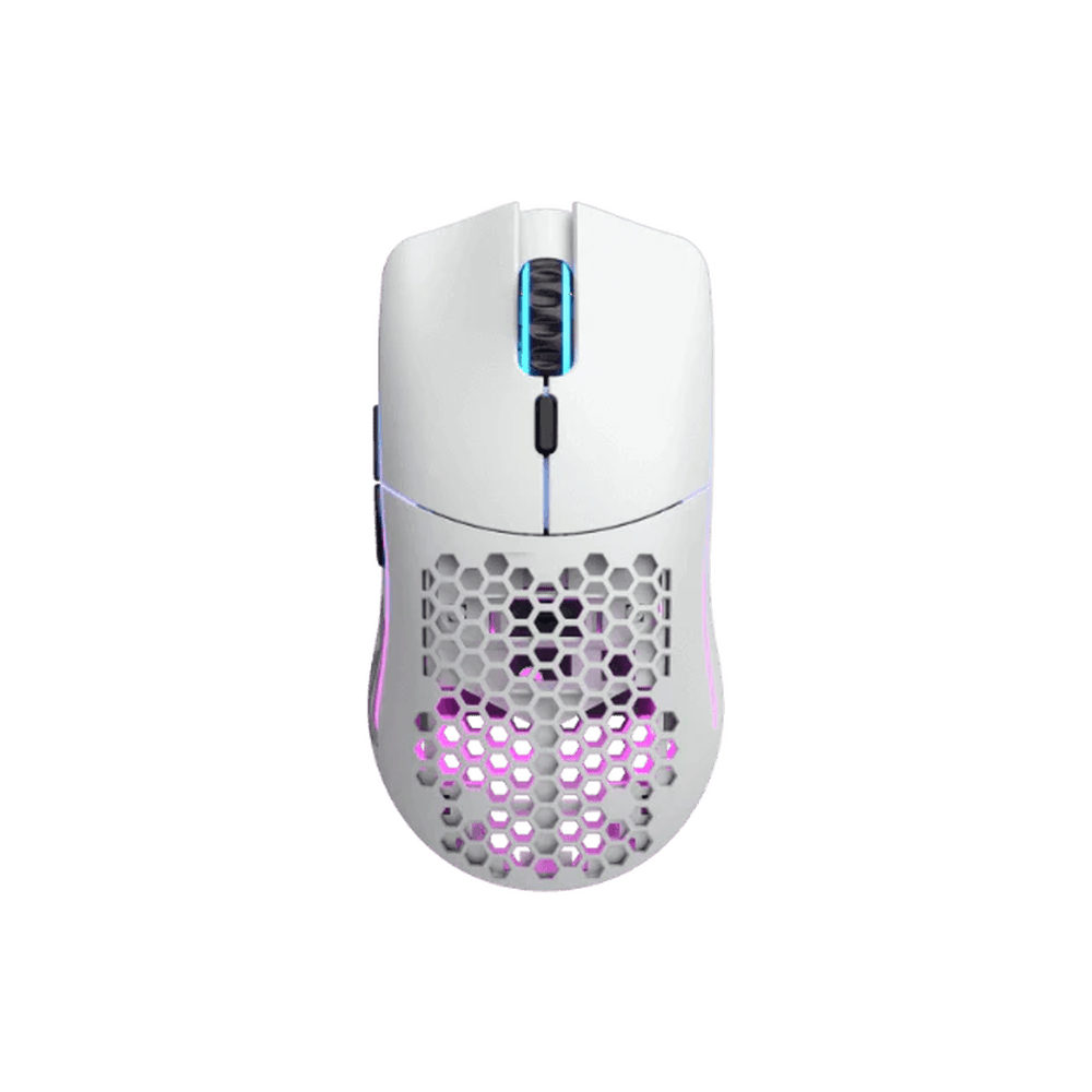 Glorious Model O Wireless Matte White RGB Gaming Mouse - Vektra Computers LLC