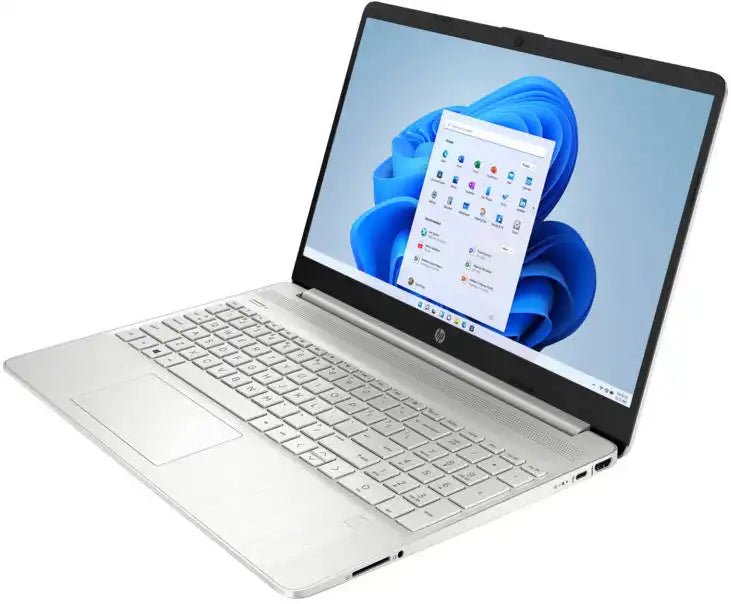 HP 15 - dy5131wm Laptop, 15.6" FHD 1920 x 1080 Display, Intel Core i3 - 1215U Processor, 8GB RAM, 256GB SSD, Intel UHD Graphics, English Keyboard, Windows 11 Home S Mode, Natural Silver | 8R0M1UA#ABA - Vektra Computers LLC