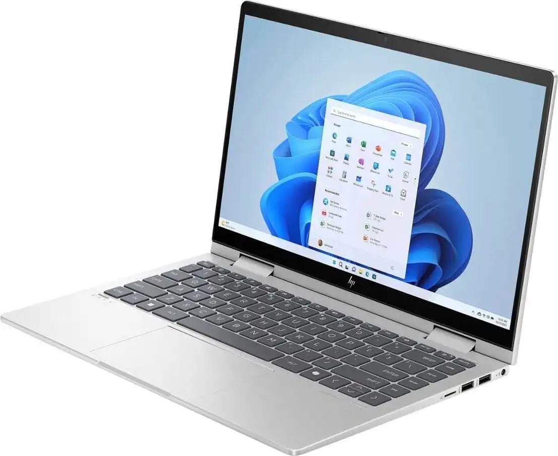 HP Envy X360 14 - es1023dx 2 - in - 1 Laptop, 14" FHD IPS Touch Display, Intel Core 7 150U, 16GB RAM, 512GB SSD, Intel Iris Xe Graphics, English Keyboard, Windows 11 Home, Silver | 9R8R3UA - Vektra Computers LLC