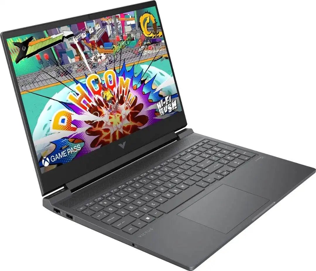 HP Victus 16 - s1023dx Gaming Laptop, 16.1" FHD IPS 144Hz Display, AMD Ryzen 7 8845HS, 16GB RAM, 512GB SSD, GeForce RTX 4070 8GB Laptop Graphics, English Keyboard, Win11, Mica Silver | A1SV3UA#ABA - Vektra Computers LLC