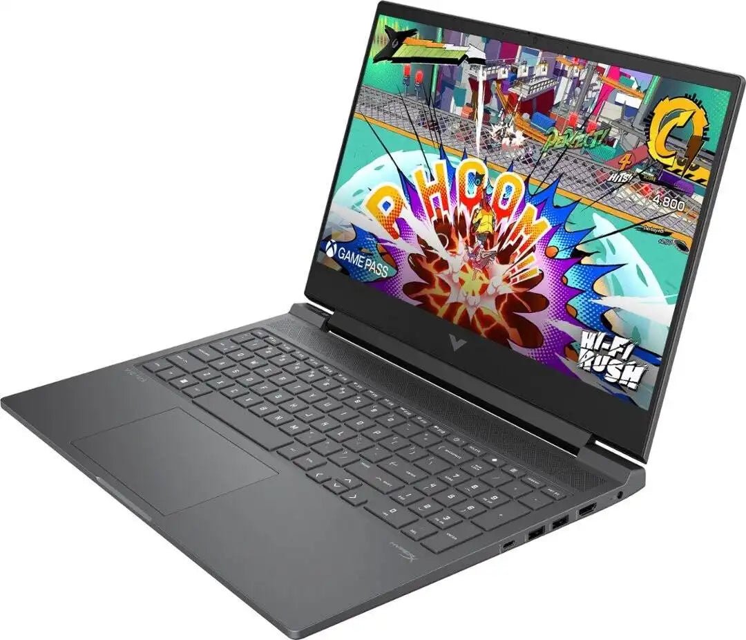 HP Victus 16 - s1023dx Gaming Laptop, 16.1" FHD IPS 144Hz Display, AMD Ryzen 7 8845HS, 16GB RAM, 512GB SSD, GeForce RTX 4070 8GB Laptop Graphics, English Keyboard, Win11, Mica Silver | A1SV3UA#ABA - Vektra Computers LLC