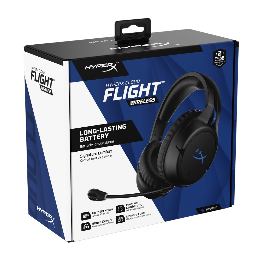 HyperX Cloud Flight Wireless Gaming Headset for Playstation - Vektra Computers LLC
