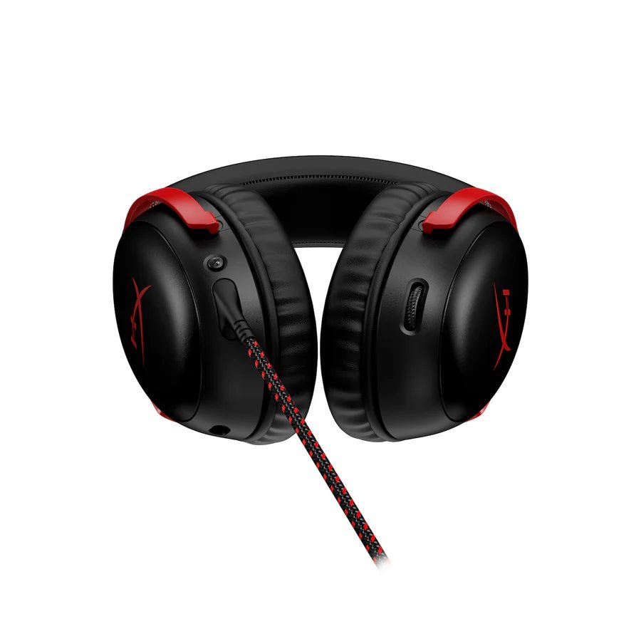 HyperX Cloud III Gaming Headset - Black/Red | 727A9AA - Vektra Computers LLC