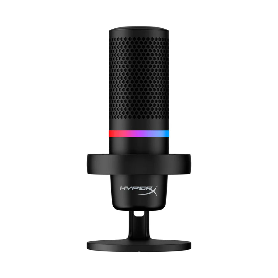 HyperX DuoCast USB Microphone RGB Lighting - Black | 4P5E2AA - Vektra Computers LLC