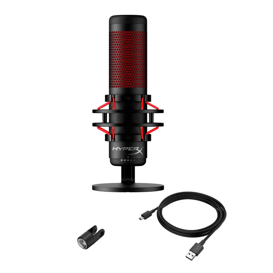 HyperX QuadCast USB Condenser Gaming Microphone | 4P5P6AA - Vektra Computers LLC