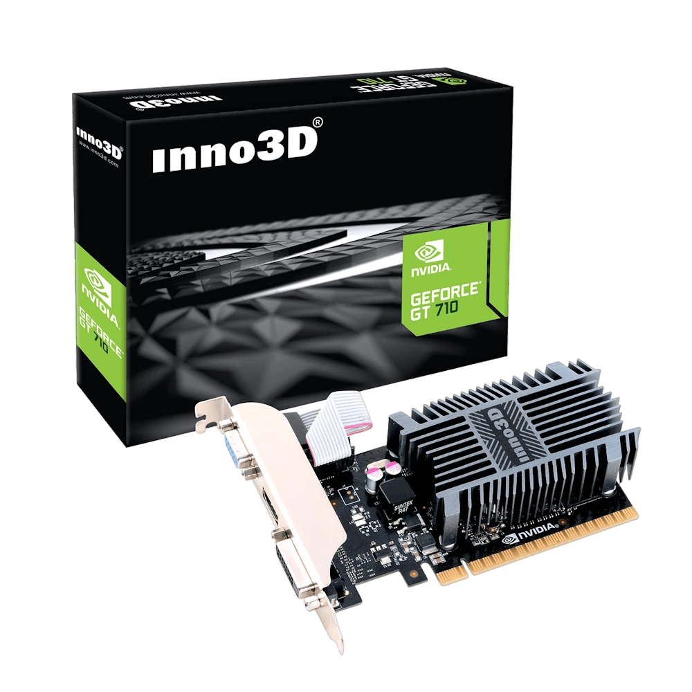 Inno3D GeForce GT 710 LP 2GB DDR3 Graphics Card - Vektra Computers LLC