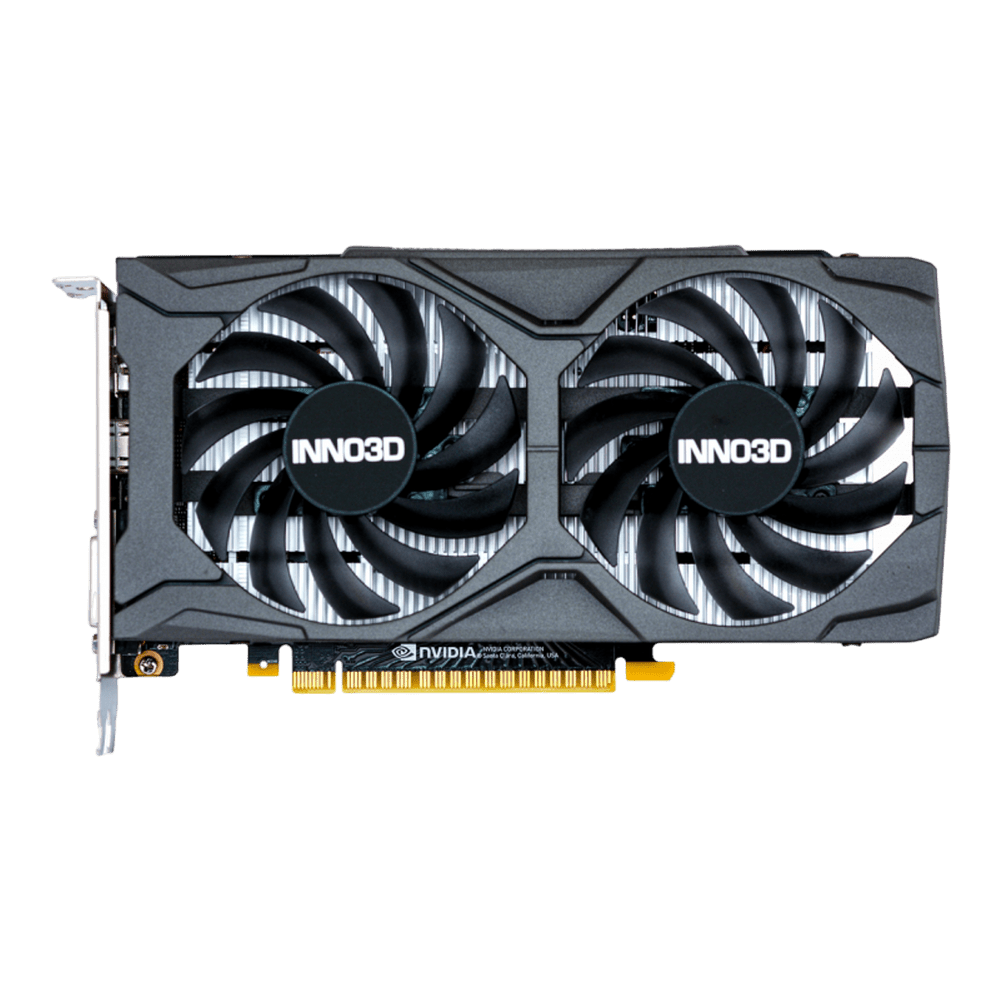 Inno3D GeForce GTX 1650 Twin X2 OC V2 4GB GDDR6 Graphics Card - Vektra Computers LLC