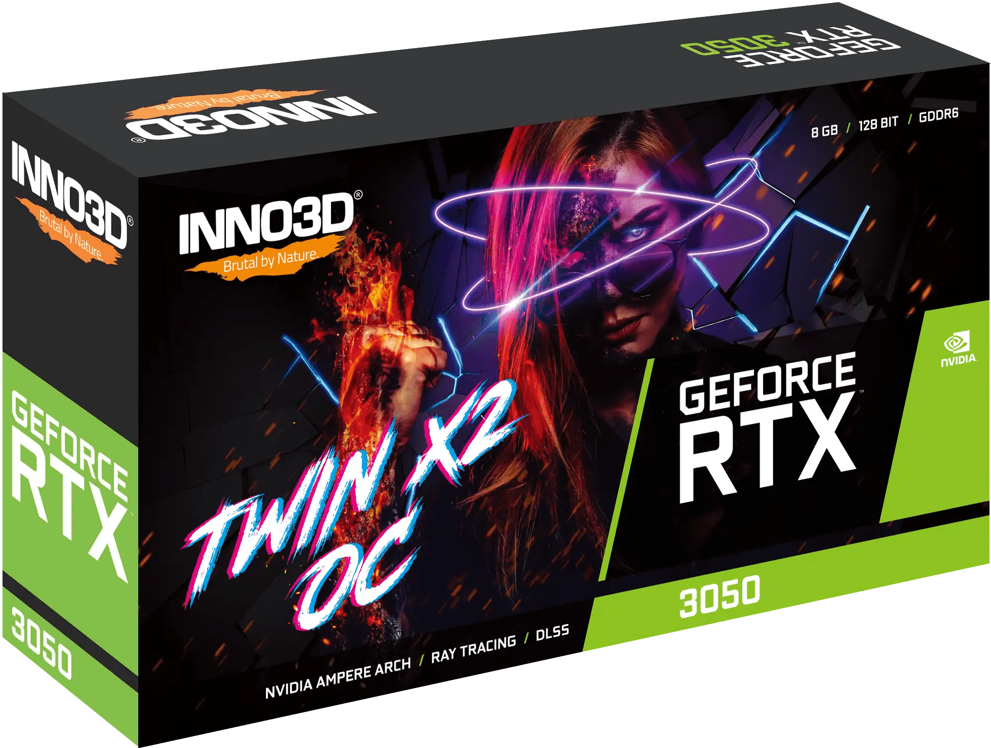 INNO3D GeForce RTX 3050 Twin X2 OC Gaming Graphics Card | N30502 - 08D6X - 1711VA41 - Vektra Computers LLC