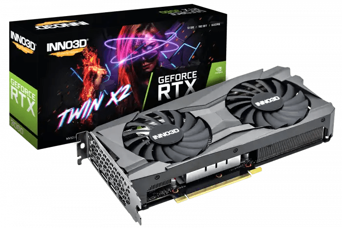 INNO3D GeForce RTX 3060 8GB TWIN X2 Gaming Graphics Card | N30602 - 08D6 - 11902130 - Vektra Computers LLC