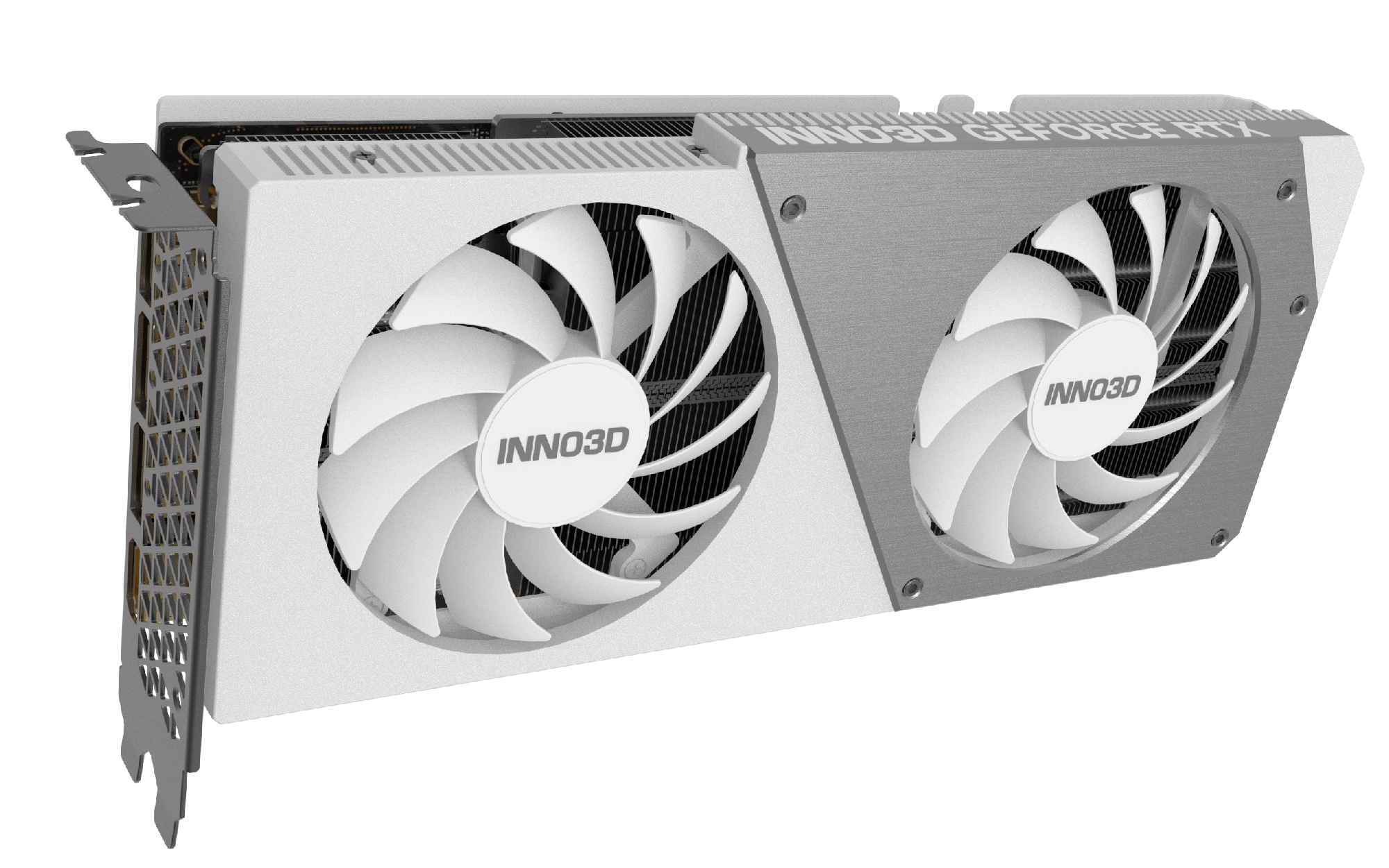 INNO3D GEFORCE RTX 4070 SUPER TWIN X2 12GB GDDR6X OC WHITE Graphics Card | N407S2 - 126XX - 186162W - Vektra Computers LLC