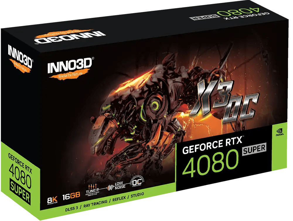 INNO3D GeForce RTX 4080 Super X3 OC Gaming Graphics Card | N408S3 - 166XX - 187049N - Vektra Computers LLC