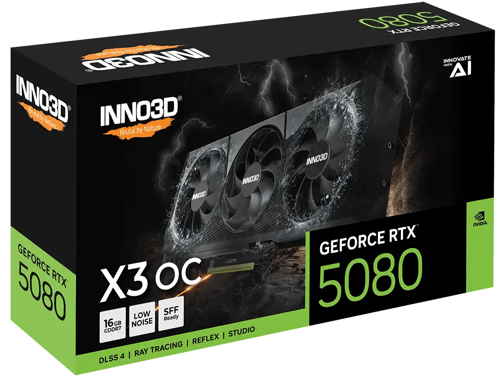 INNO3D GeForce RTX™ 5080 X3 OC Graphics Card - Vektra Computers LLC